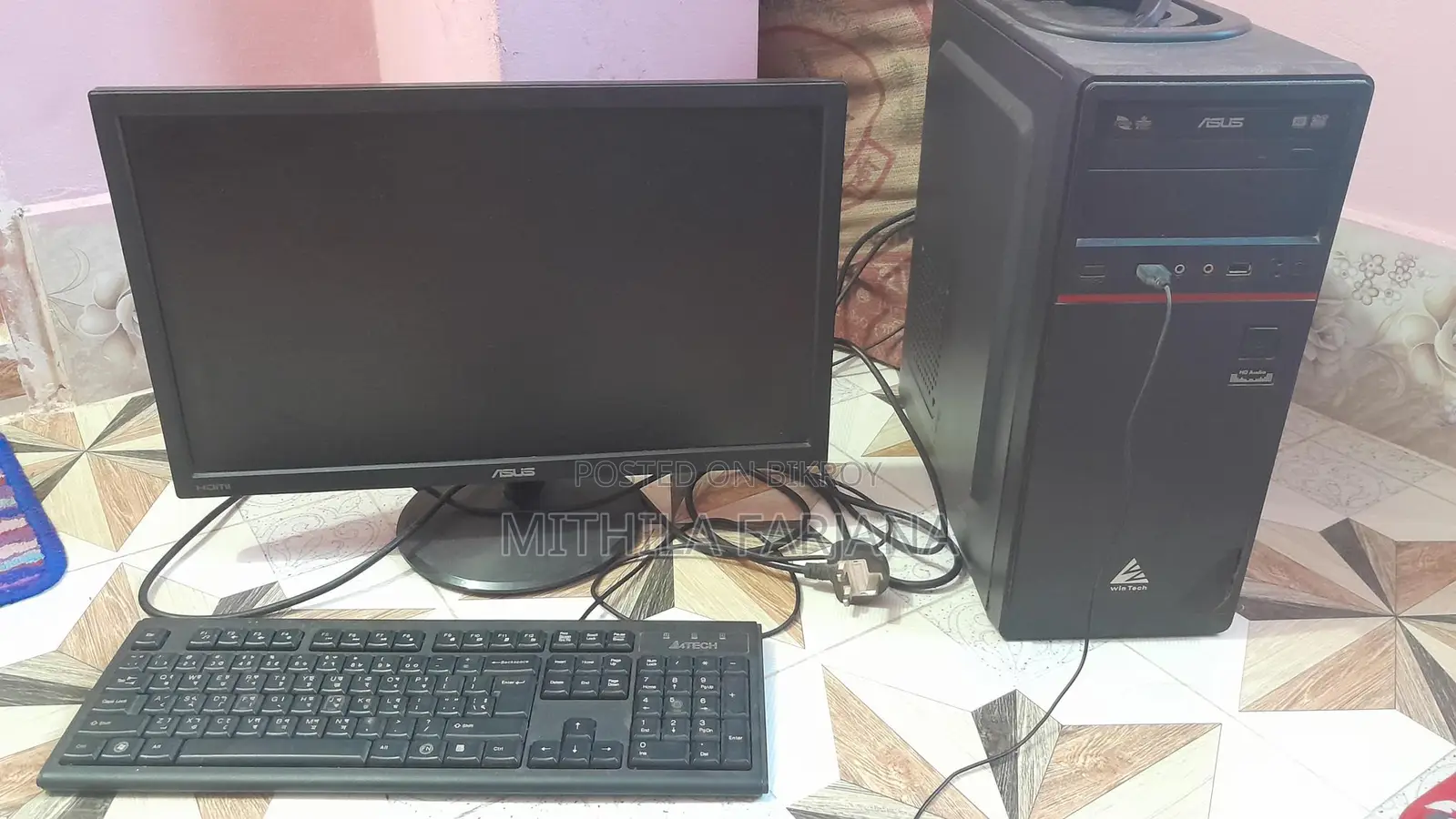 ASUS Desktop with 24" Monitor