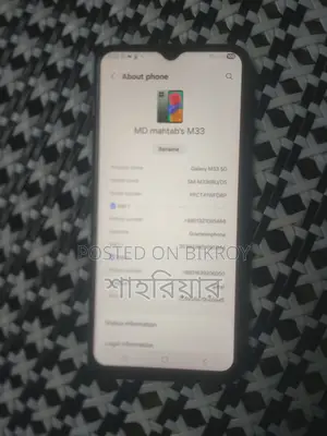 Samsung Galaxy M33 8/128 gb 5g (Used)