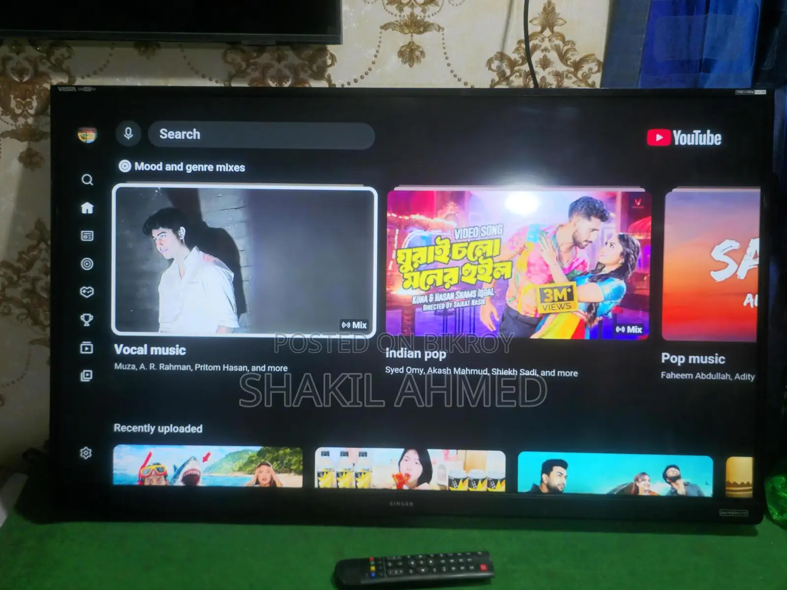 Singer 32" voice control tv