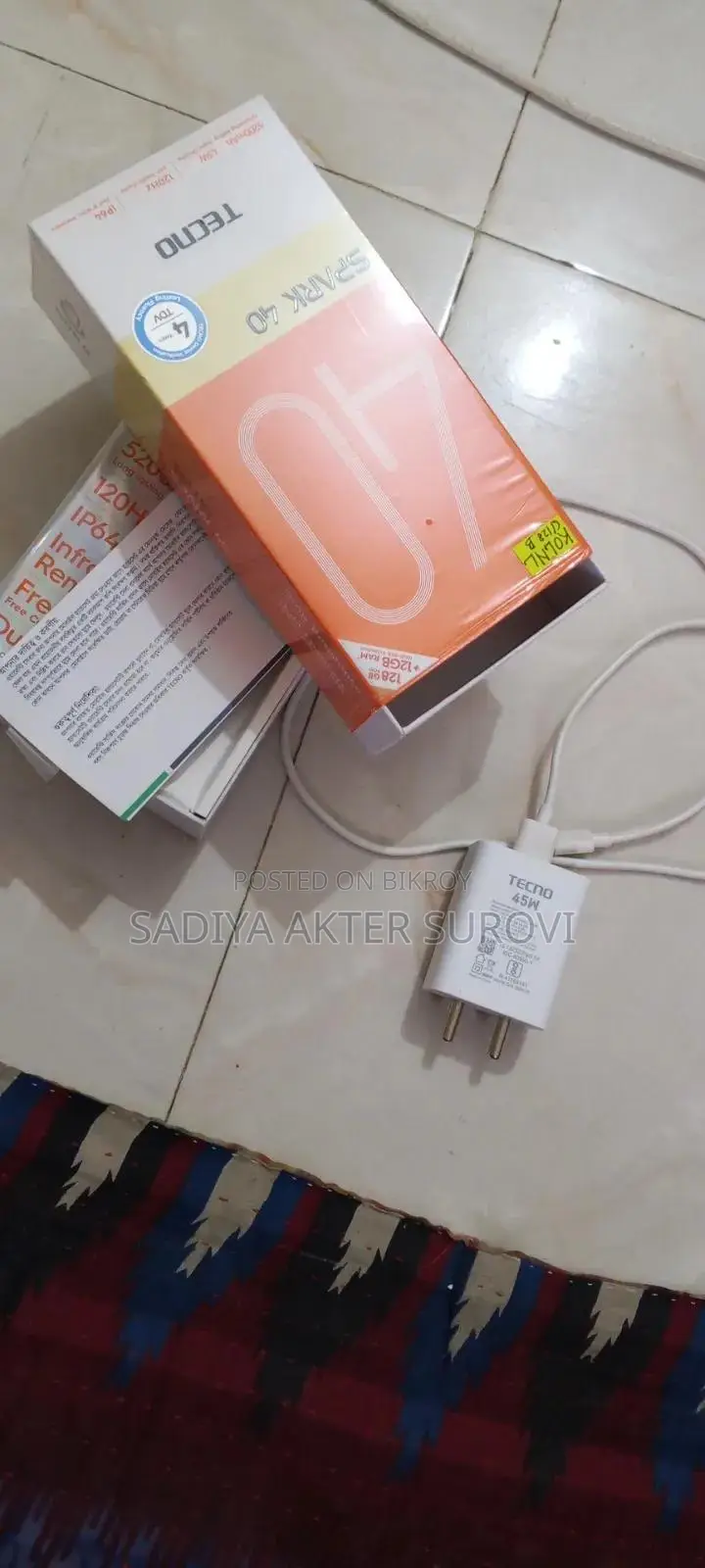 Tecno Spark 40 128 GB Black