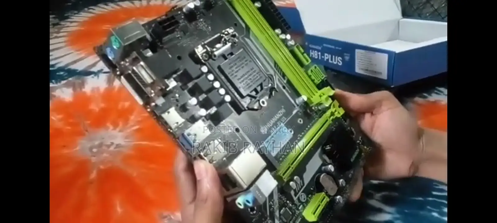 Huananzhi H81 4th Gen Gaming Motherboard With Official Warranty