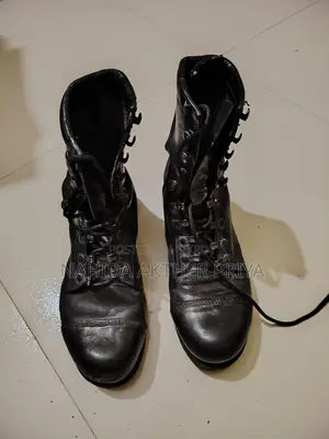 “Black Tactical Boots – High Ankle( Lace)