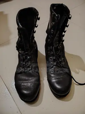 “Black Tactical Boots – High Ankle( Lace)