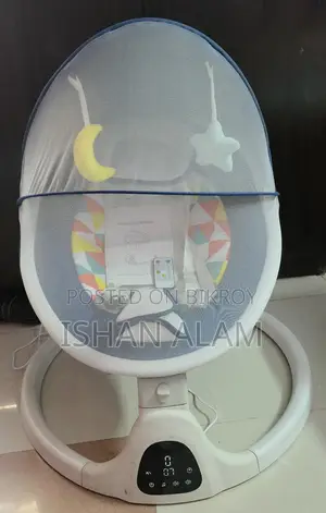 Electric Baby Swing with Built-in Music and Remote Control
