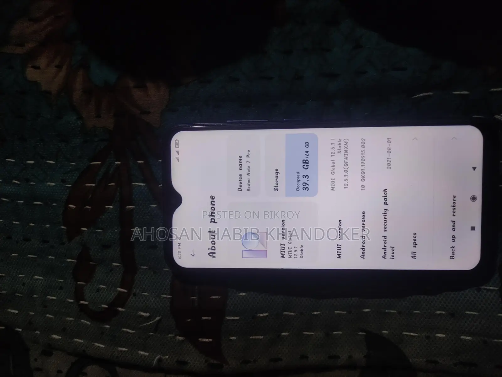 Realme 7 Pro Redmi Note (Used)