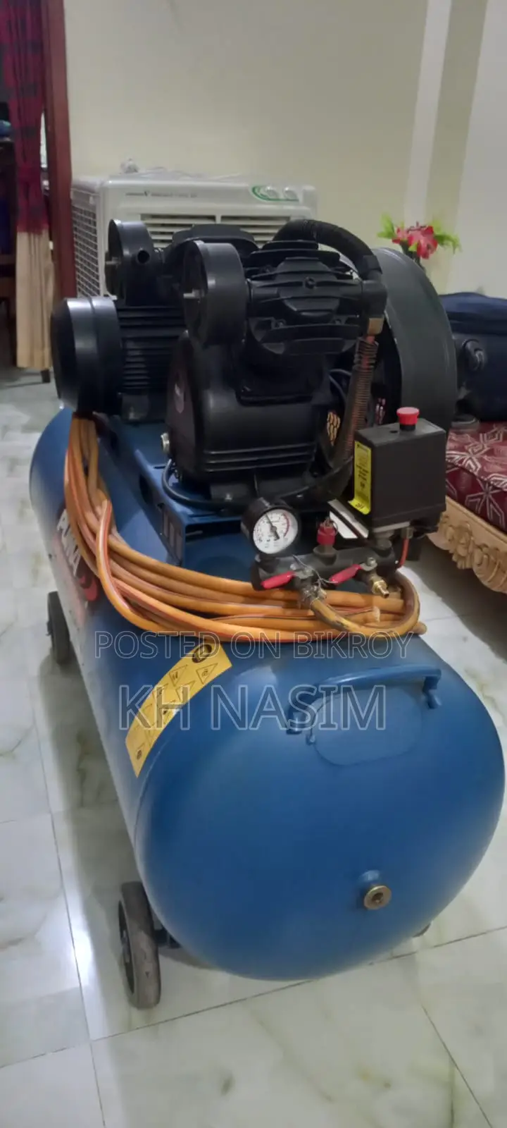 ২০০ লিটার এয়ার কম্প্রেসার (3 HP Motor)