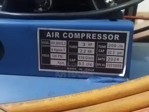 ২০০ লিটার এয়ার কম্প্রেসার (3 HP Motor)