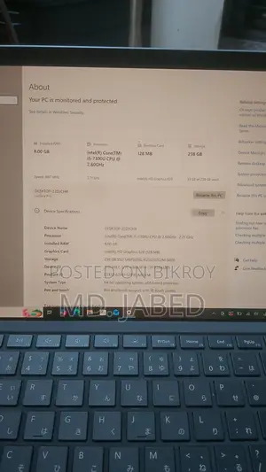 Laptop HP X2 8GB Intel Core I5 SSD 256GB