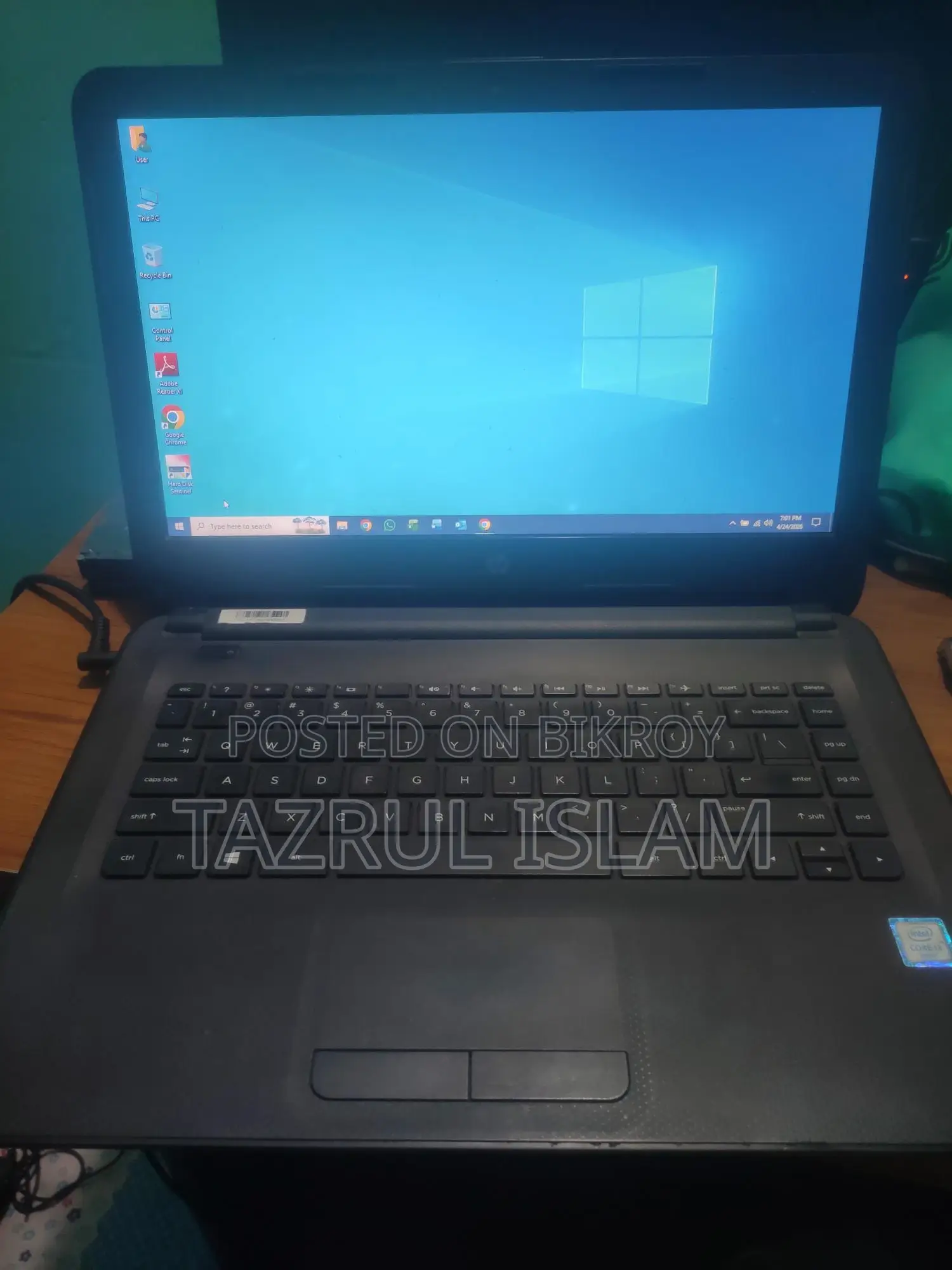 HP Cori3 6gen 256 GB SSD & 8 RAM