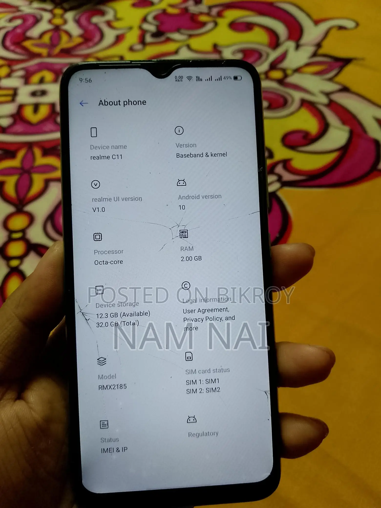 Realme C11 . (Used)