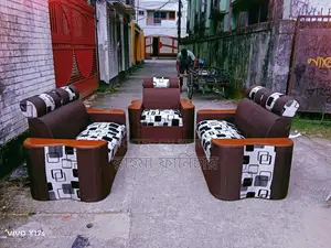 New B Model Sofa Set Teak Color