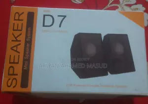 D7 Multimedia Speaker Mini USB Port for Computer, Laptop, Mobile, TV