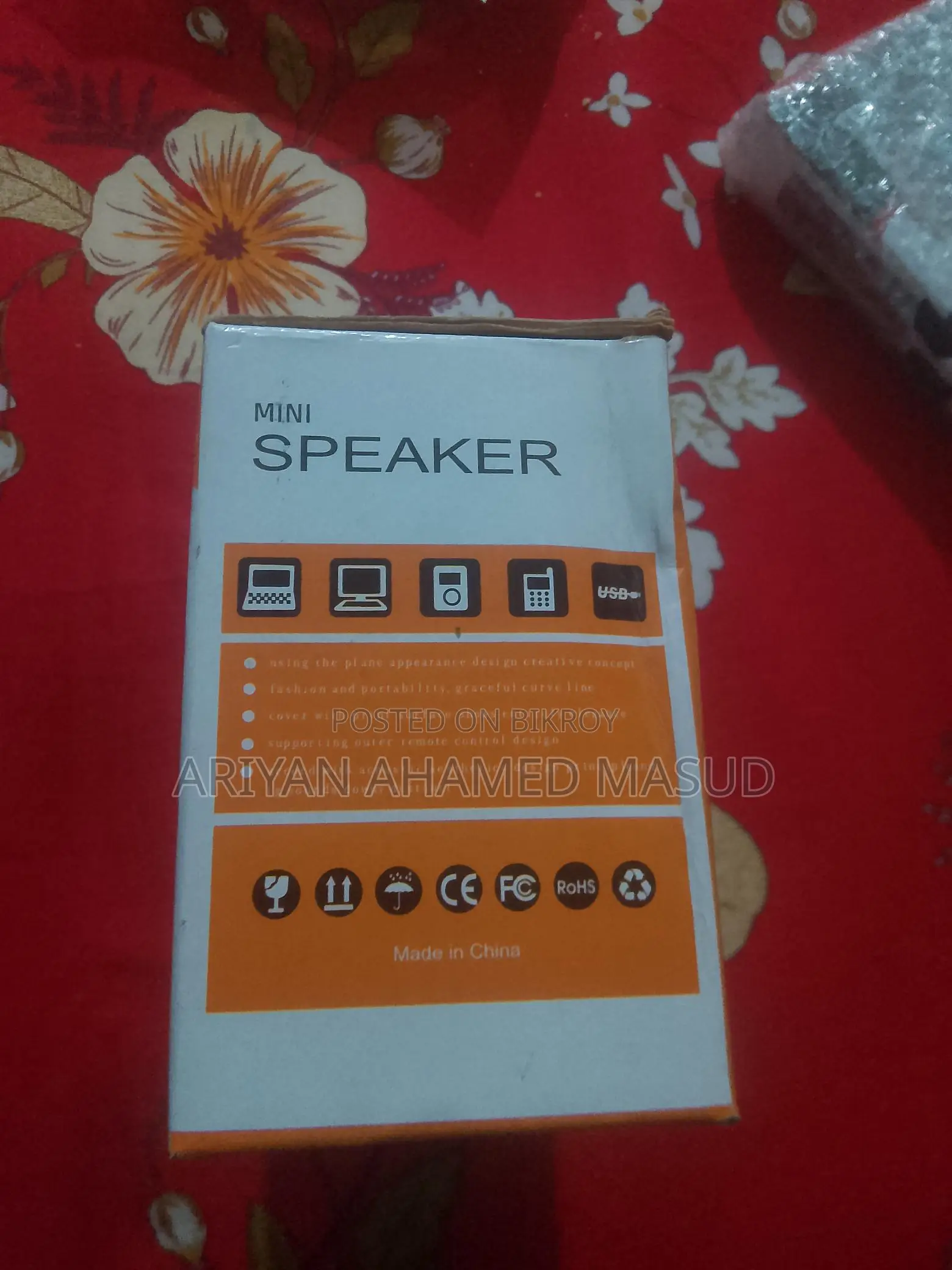 D7 Multimedia Speaker Mini USB Port for Computer, Laptop, Mobile, TV