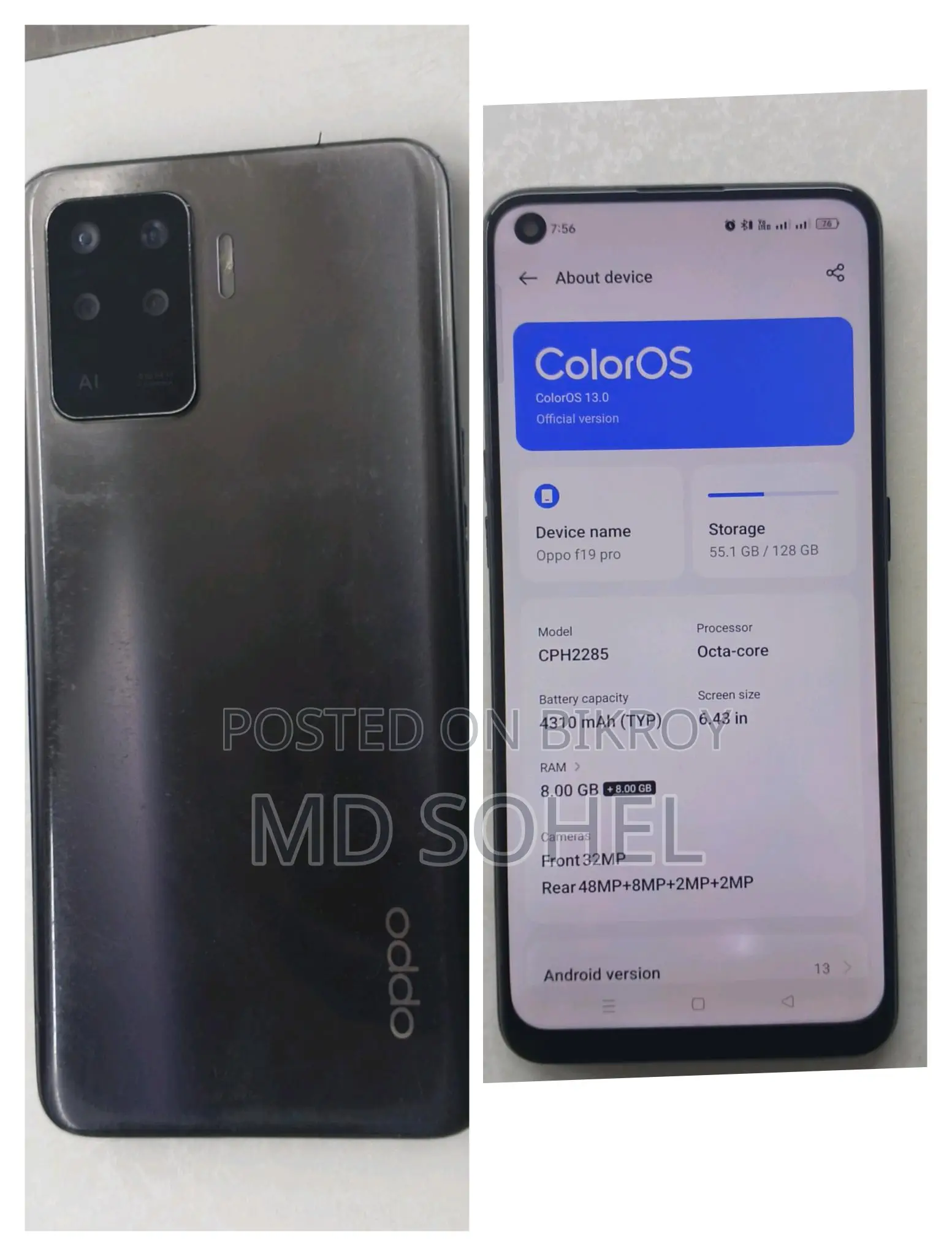 OPPO F19 Pro (Used)