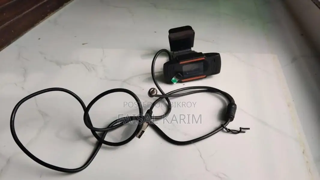 720p HD Rotatable Webcam With Mic for Desktop Laptop