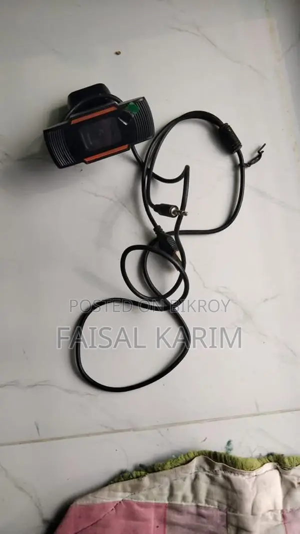 720p HD Rotatable Webcam With Mic for Desktop Laptop