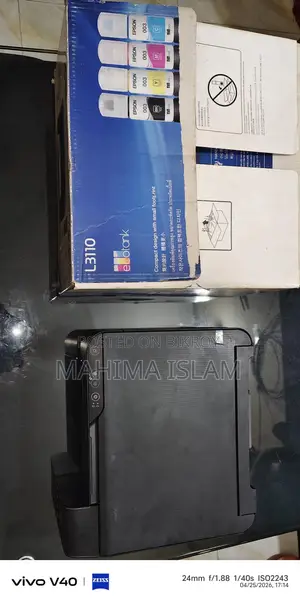 অরিজিনাল Epson L3110 প্রিন্টার – প্রিন্ট, স্ক্যান, কপি একসাথে!”