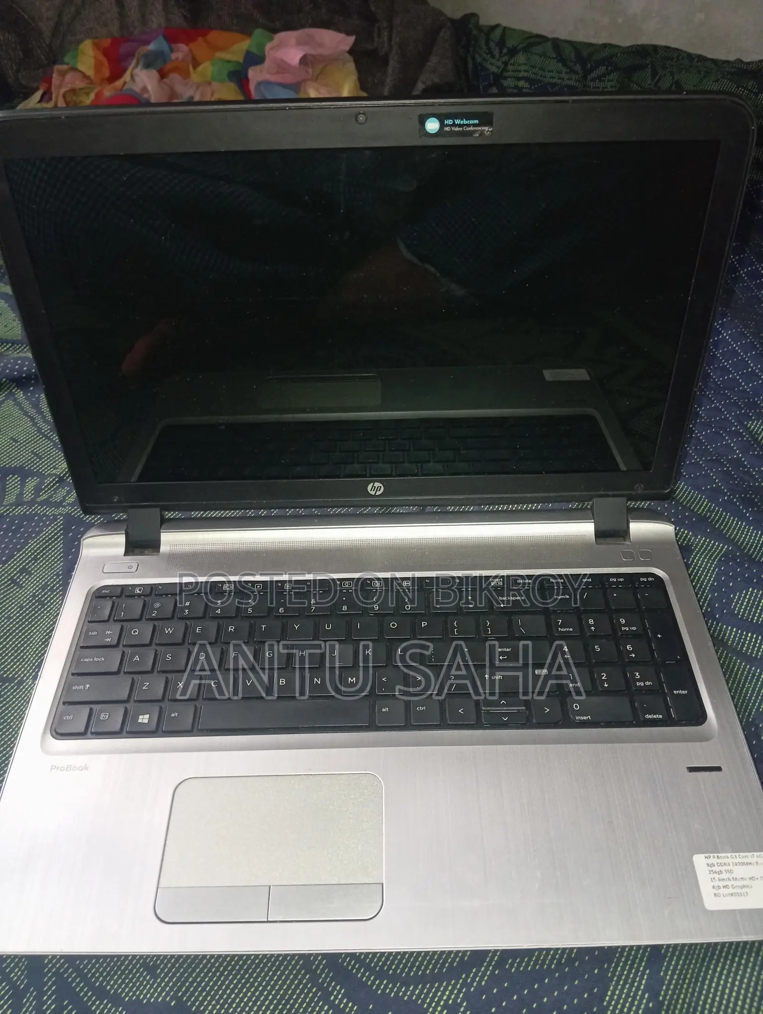 HP P.Book G3 Core i7 6Gen