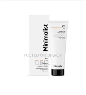 Minimalist Sunscreen Cream Spf50 Lightweight - 50 Gm