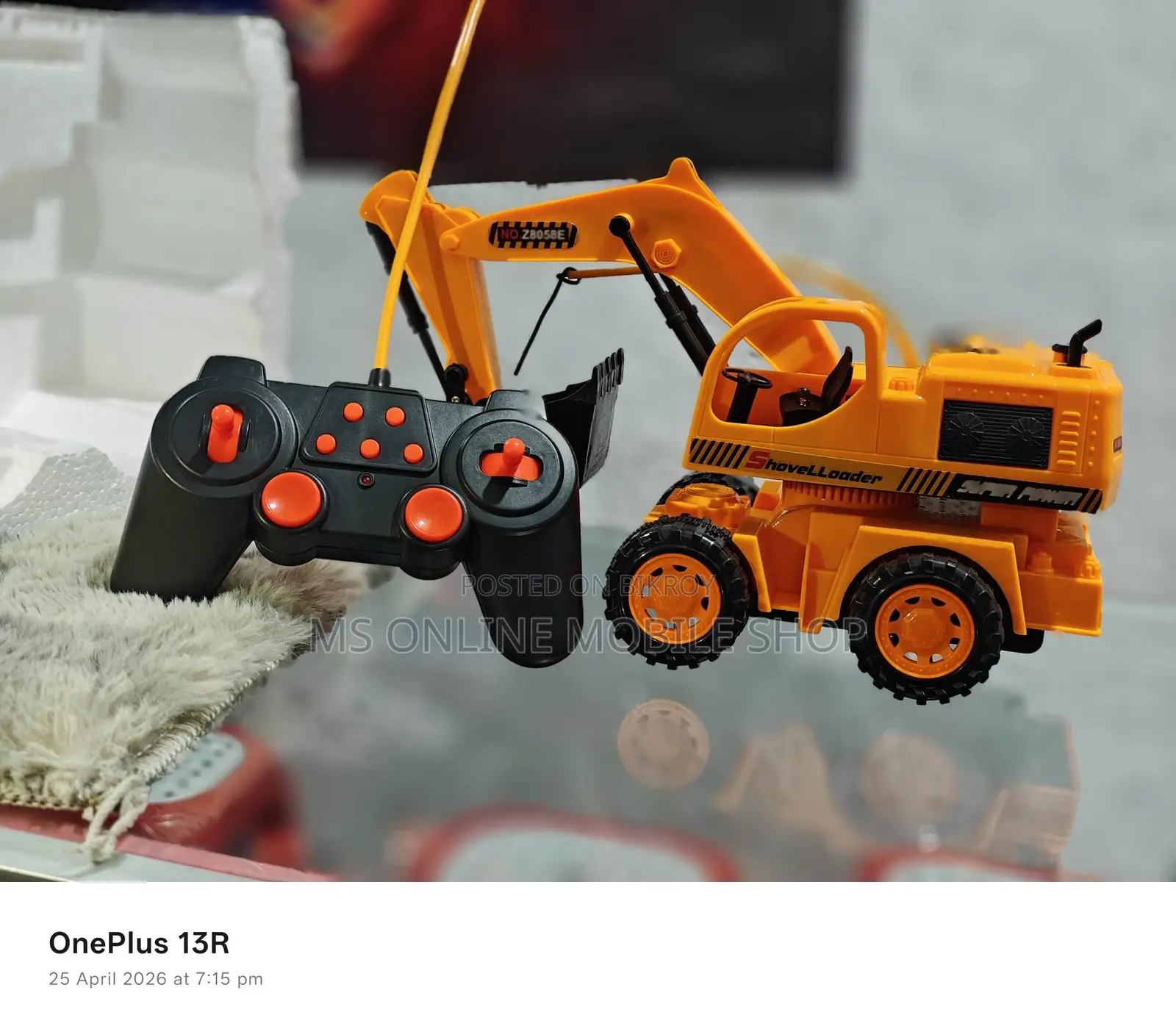 Remote Control Toy Excavator