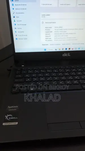 DCL Laptop i3 11gen 8GB 256 SSD