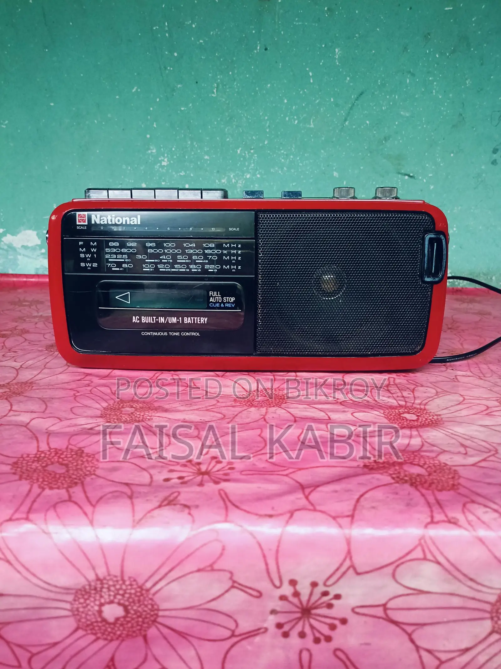 national rxm 50 cassette player