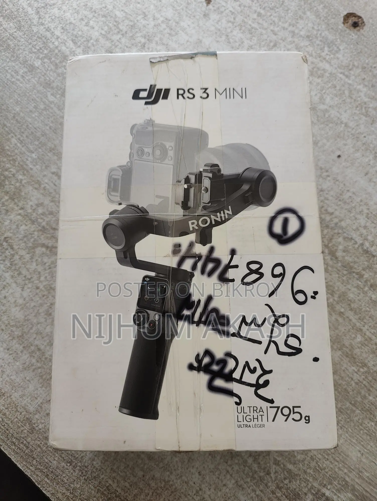Rs3 mini gimbal full box
