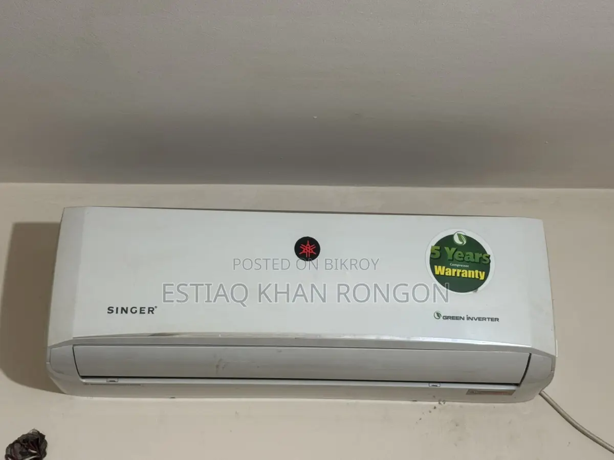 Urgent Sale Singer 1.5 Ton Green Inverter Ac