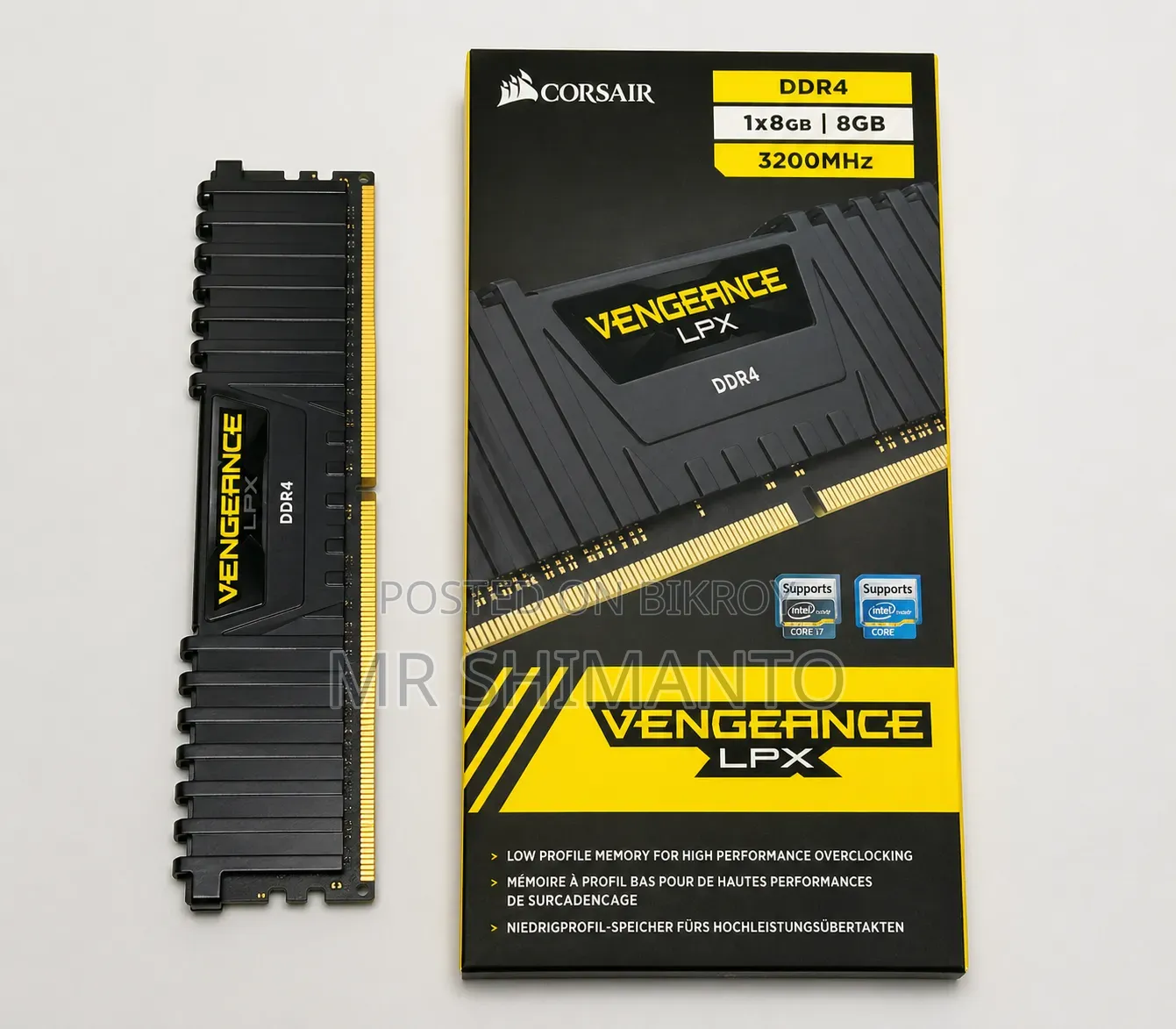 Ddr4 8gb Ram, Corsair Vengeance Lpx,