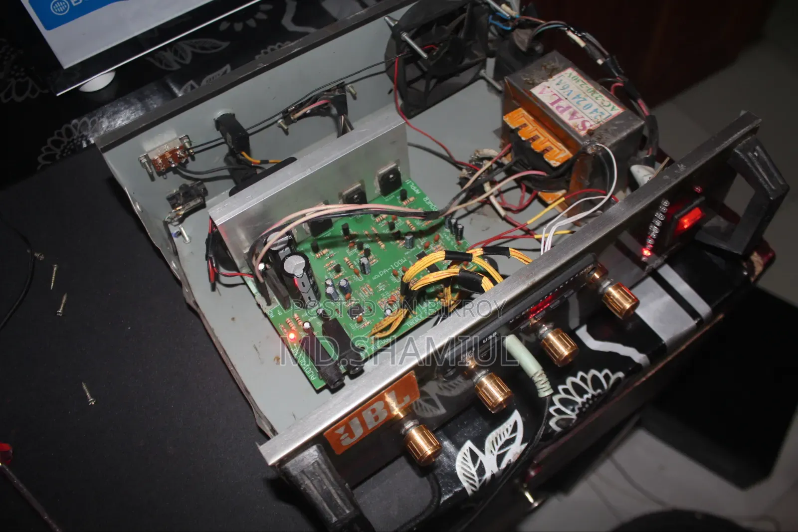 4 Transistor Powerful Bluetooth Amplifier