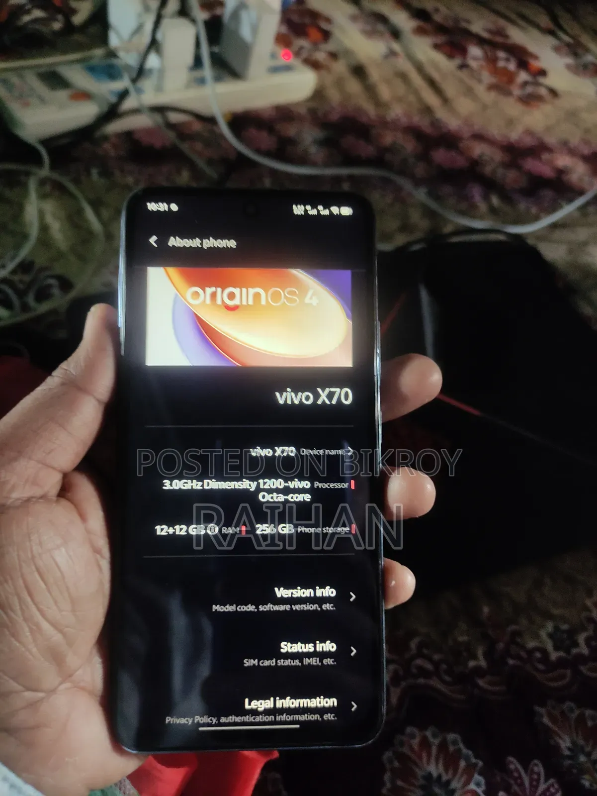 Vivo X70 Pro 256 GB Blue