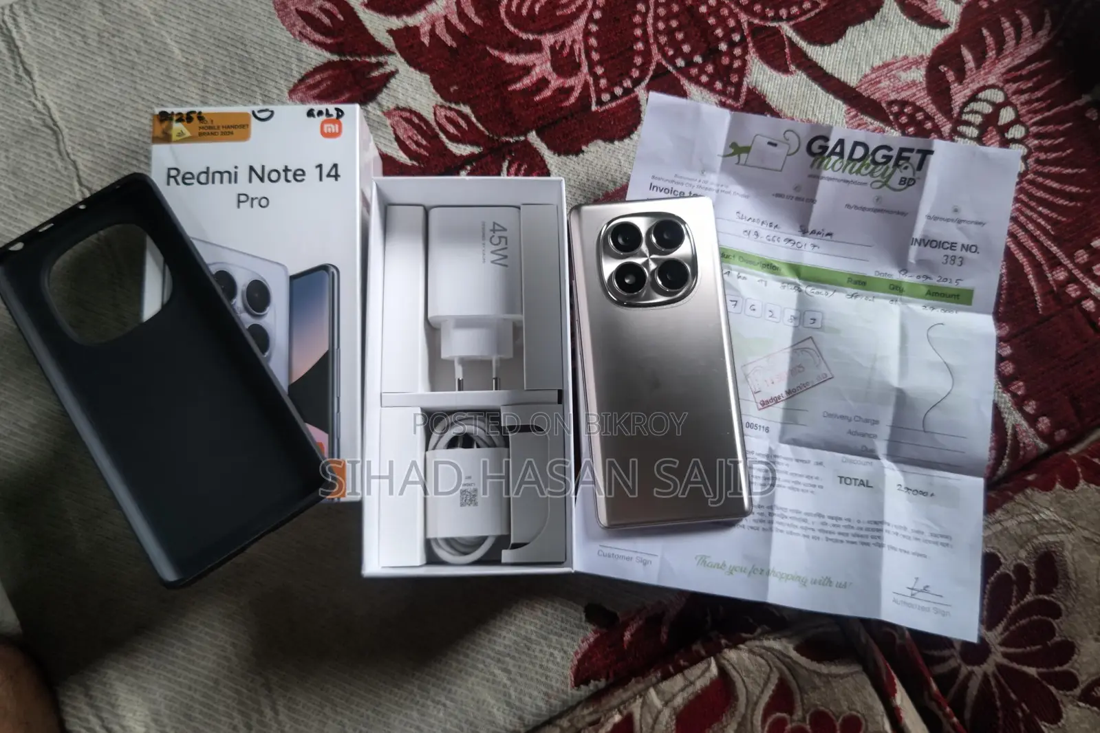 Xiaomi Redmi Note 14 pro (Used)