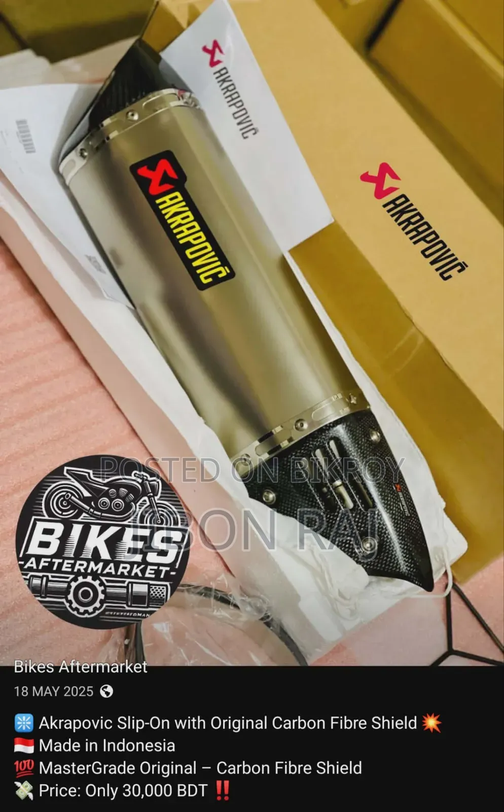 Akrapovic Exhaust
