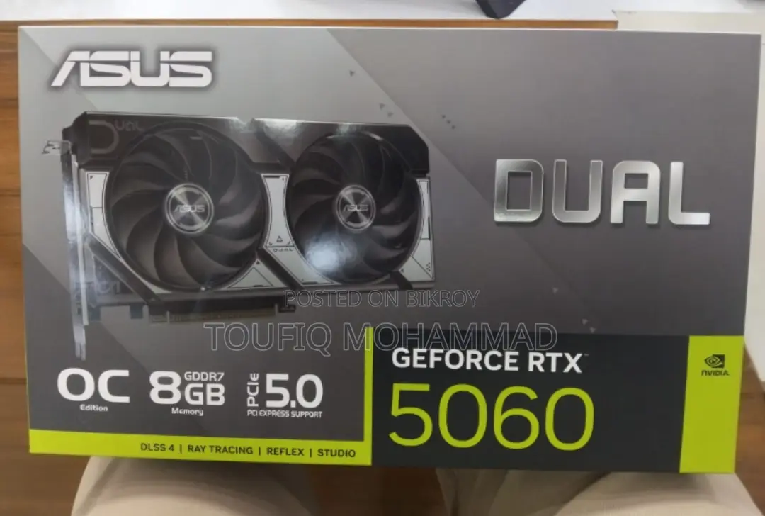 Asus Dual Geforce Rtx 5060 Oc Edition 8gb Gddr7