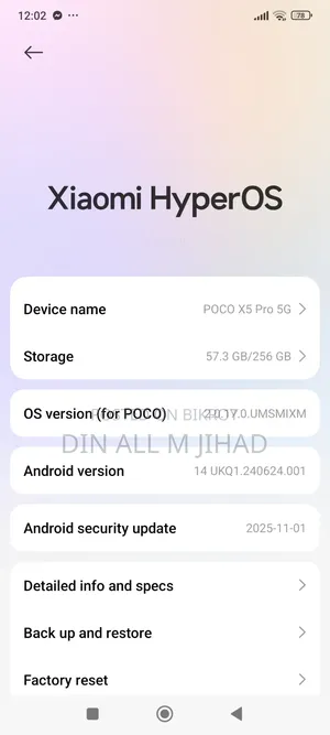 Xiaomi Poco X5 Pro 256 GB Blue