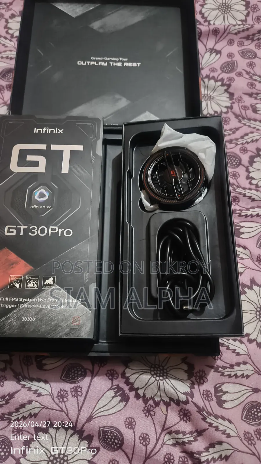 Infinix GT 30 Pro 256 GB Black