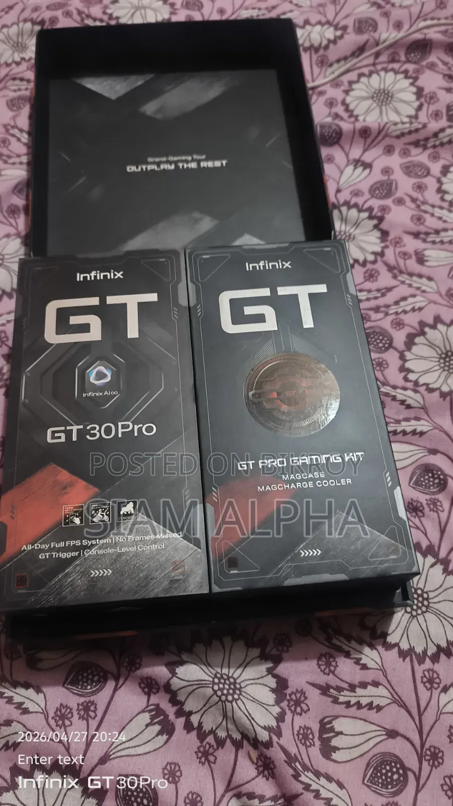 Infinix GT 30 Pro 256 GB Black