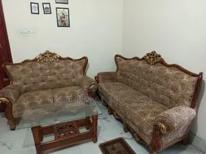 Sofa Set with Tea Table for Sell 5 Seat Gorgeous Look- Urgent