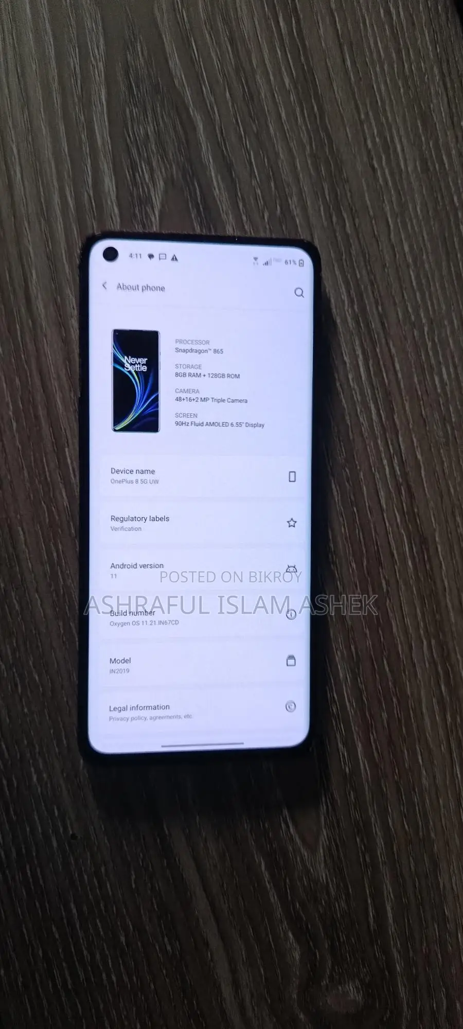 OnePlus 8 128 GB Black