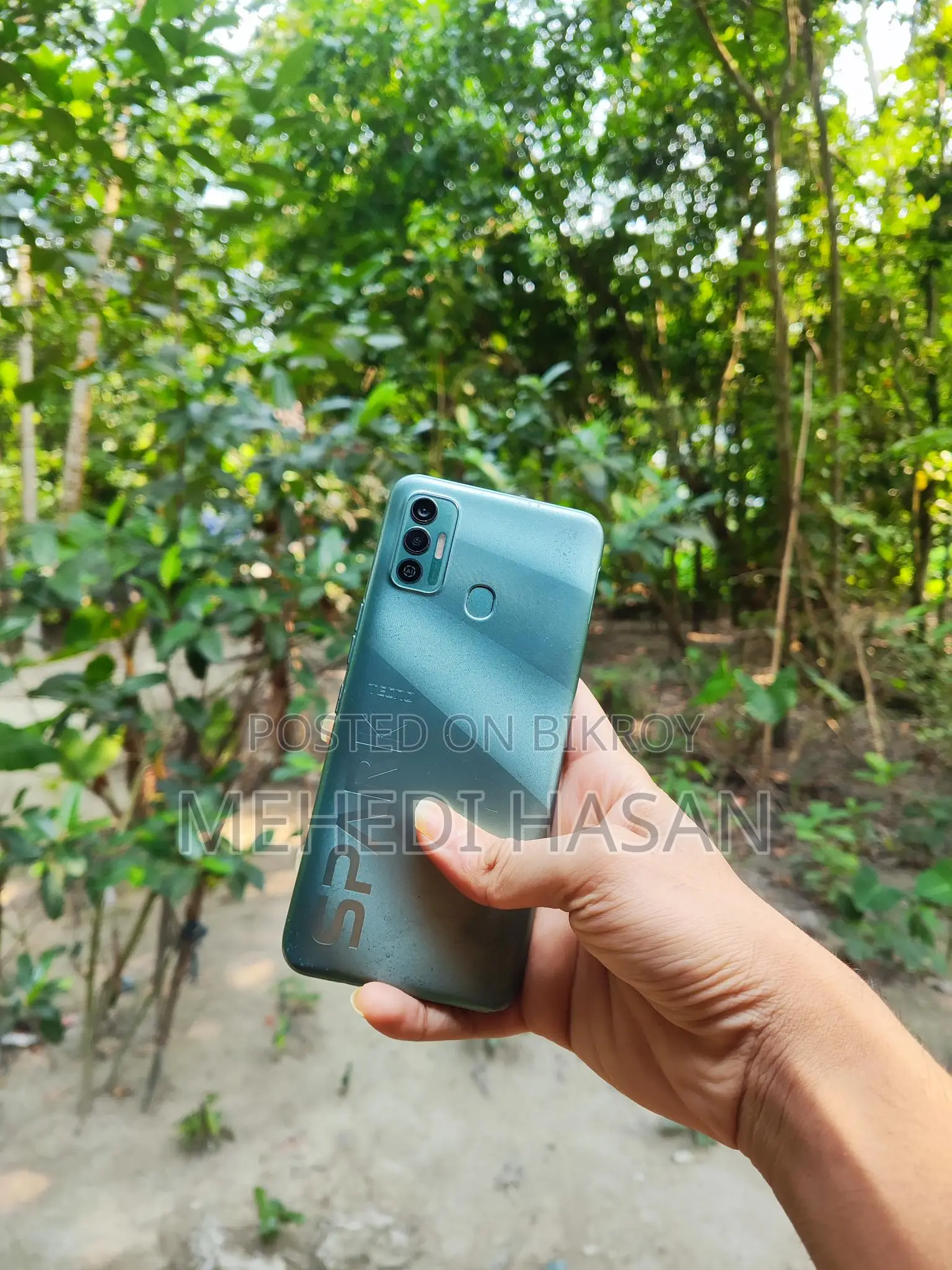 Tecno Spark 7 6000 Mah battery (Used)