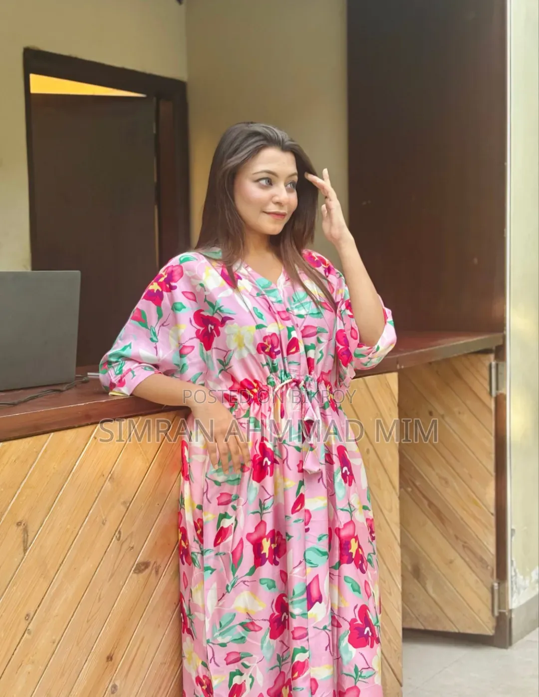 কাফতান স্টাইল গাউন