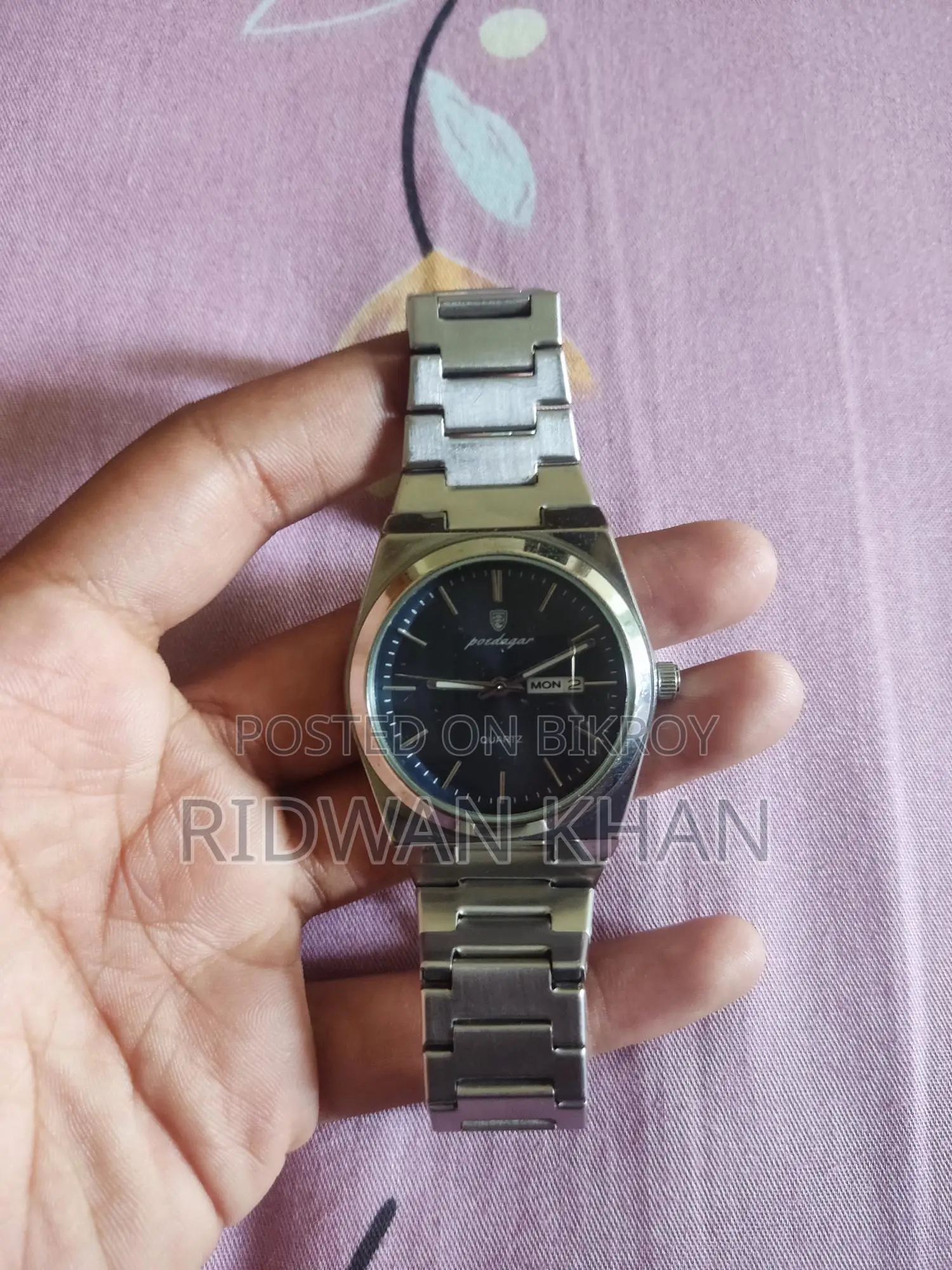Poedagar 930 লাক্সারি স্টেইনলেস স্টিল কোয়ার্টজ ঘড়ি