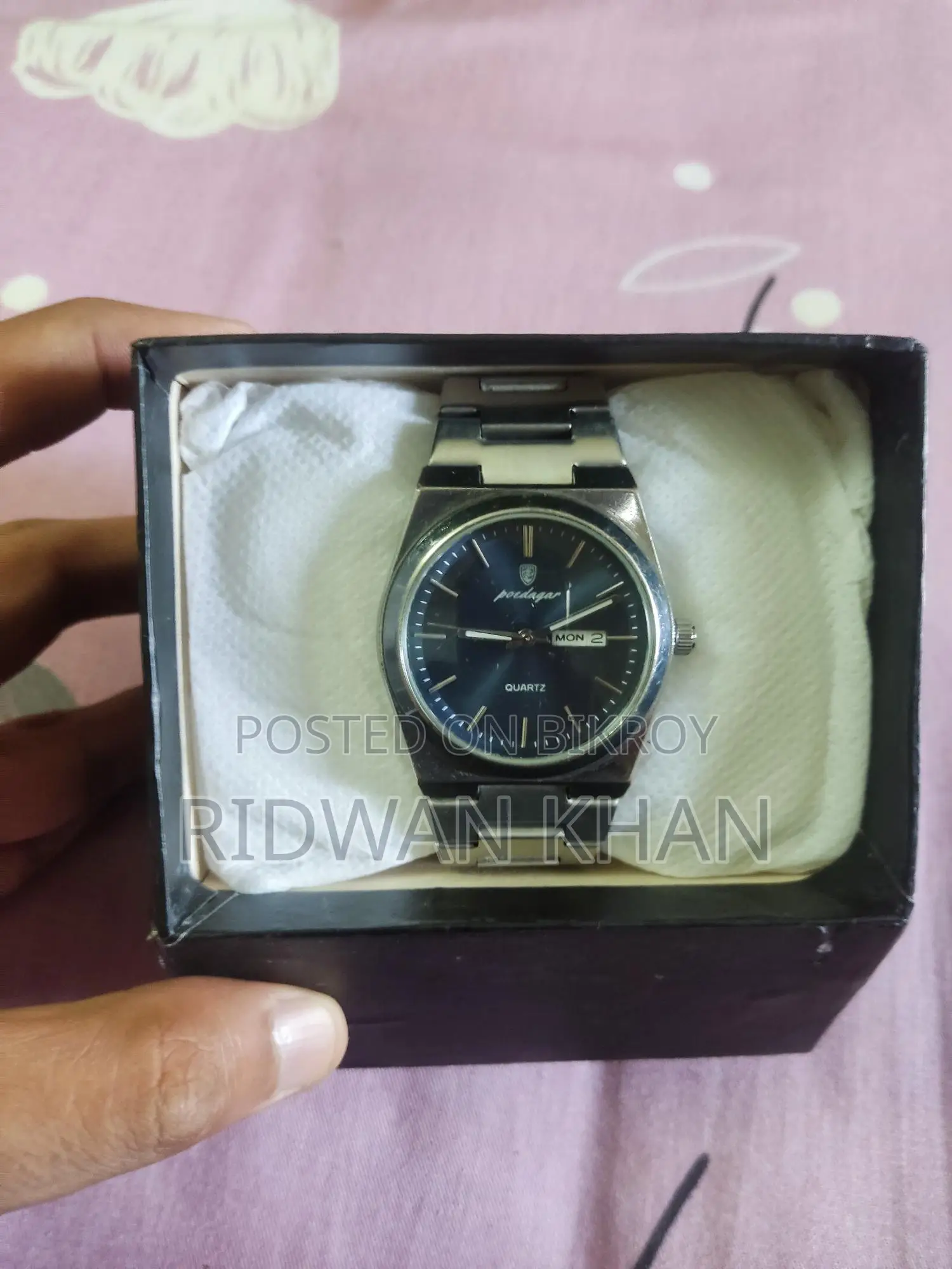 Poedagar 930 লাক্সারি স্টেইনলেস স্টিল কোয়ার্টজ ঘড়ি