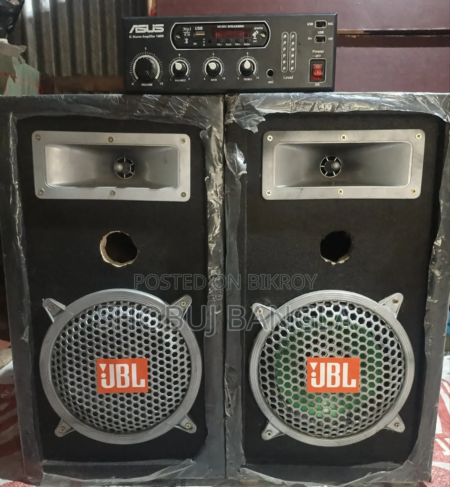 Home Theatre Music Speaker (8 Inchi Speaker) Full Fresh Condition