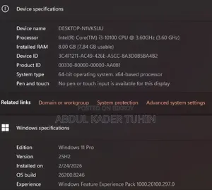 Desktop Computer Gigabyte GA-H110MSTX-HD3-ZK 8GB Intel SSD 500GB