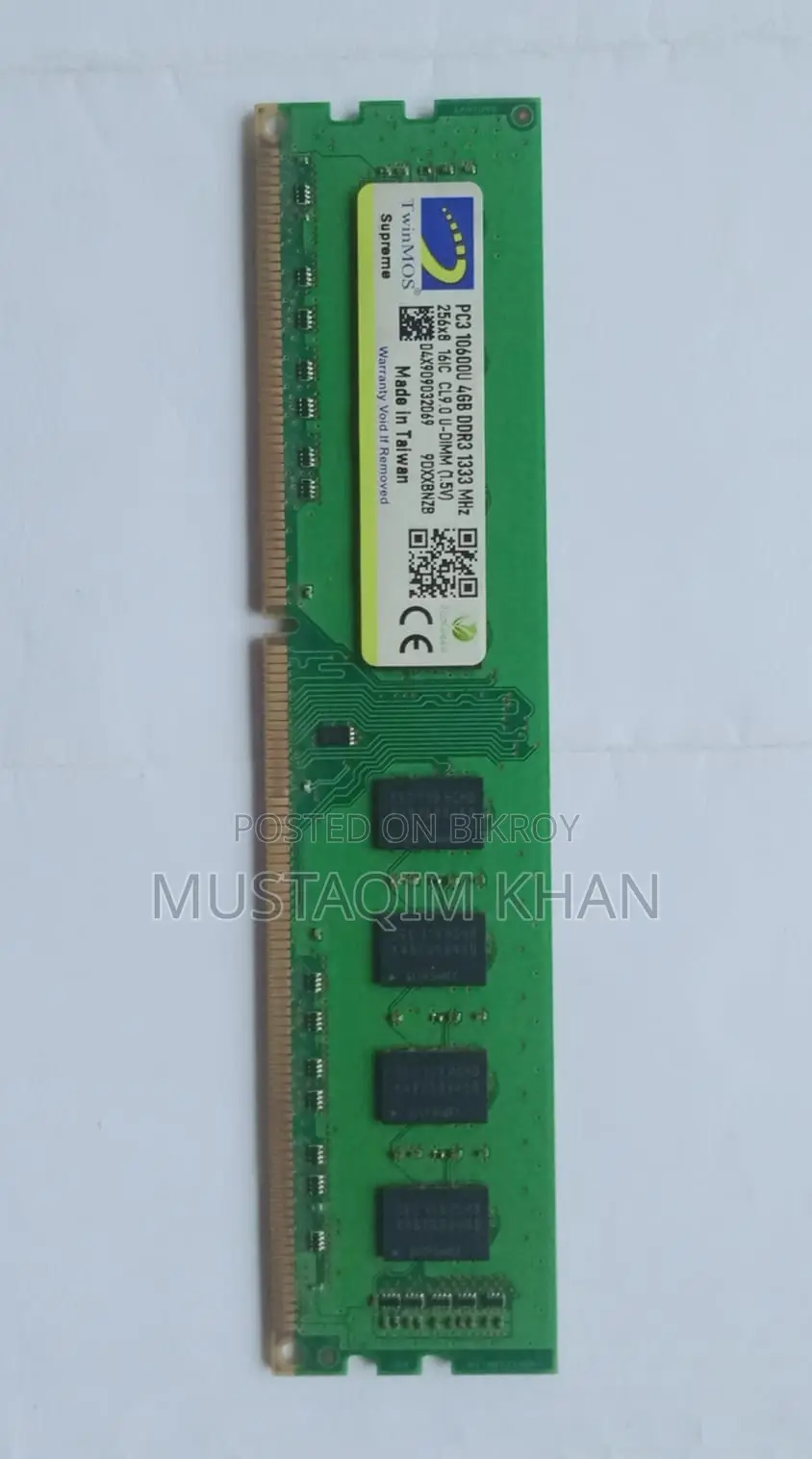 TwinMOS DDR3 4GB 1333MHz Desktop RAM