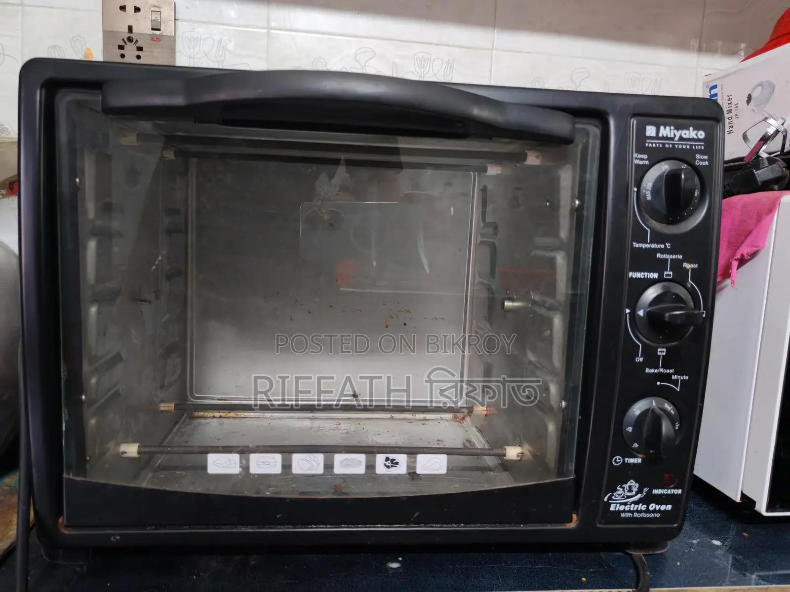 Miyako Electric Oven - 27ltr 1600w