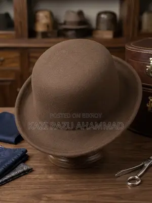 Premium Felt Bowler Hat for Men Women