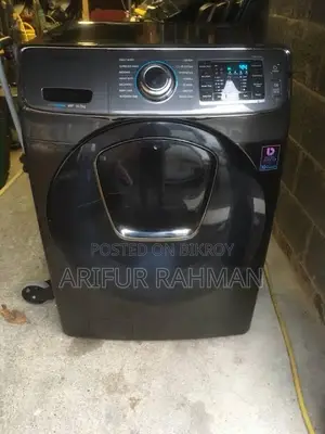 Samsung Washing Machine With Ecobubble Wf16j6500ev/Eu – 16kg