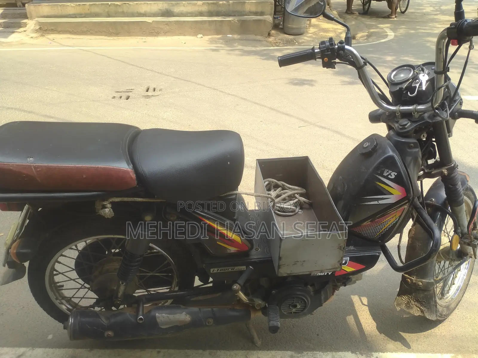 TVS XL 100 2021 Black